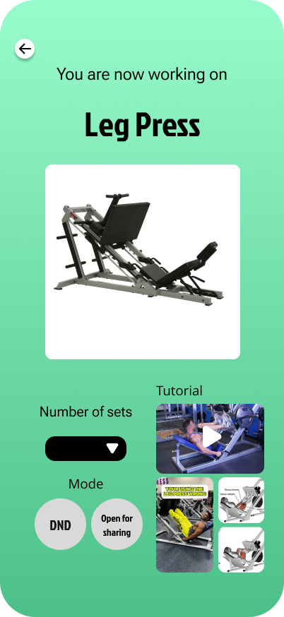 Hi-fi — using the machine, workout with DND